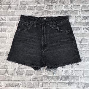 BDG Urban Outfitters Girlfriend High-Rise Denim Shorts, Charcoal • Size 26